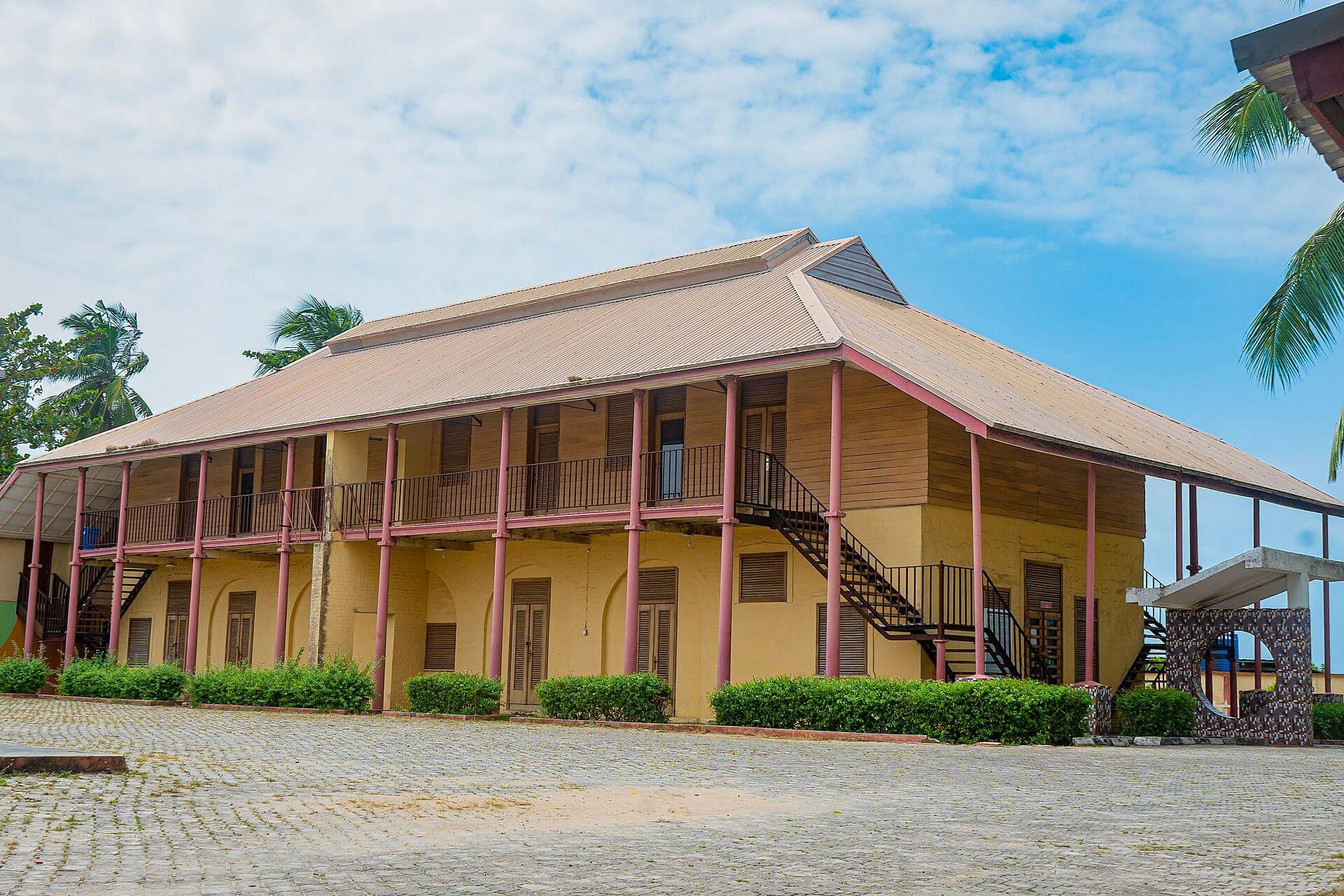 The Badagry Slave Museum building.