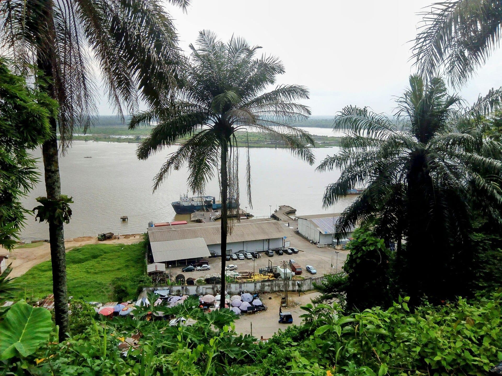 The harbour at Calabar.