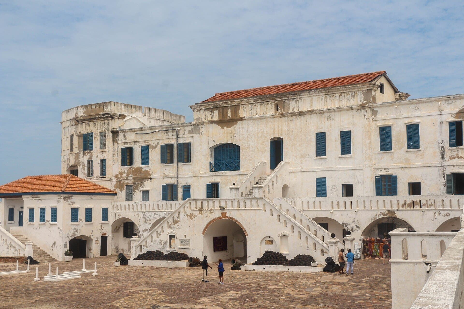 Cape Coast Castle in the Central Region of Ghana.