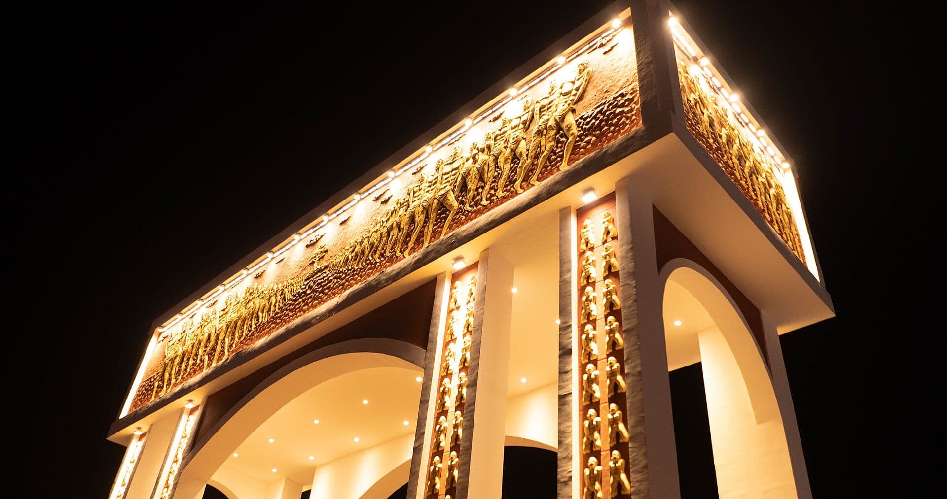 The New Door of No Return, a memorial in Ouidah to the memory of the transatlantic slave trade.